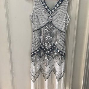 1920’s style fringe flapper dress